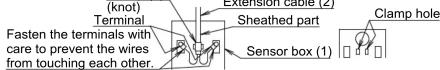DAIKIN KRCS01-5B - Mounting the Sensor box - 4