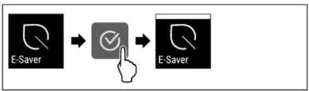 graph LR A["E-Saver"] --> B["✓"] B --> C["E-Saver"]