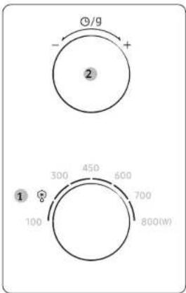 ①/9 - + ② 300 450 600 700 100 800(w)