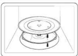 SAMSUNG MS23B3614AW - Roterende tallerken - 1
