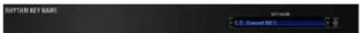 ROLAND SRX ORCHESTRA - RHYTHM KEY NAME - 1