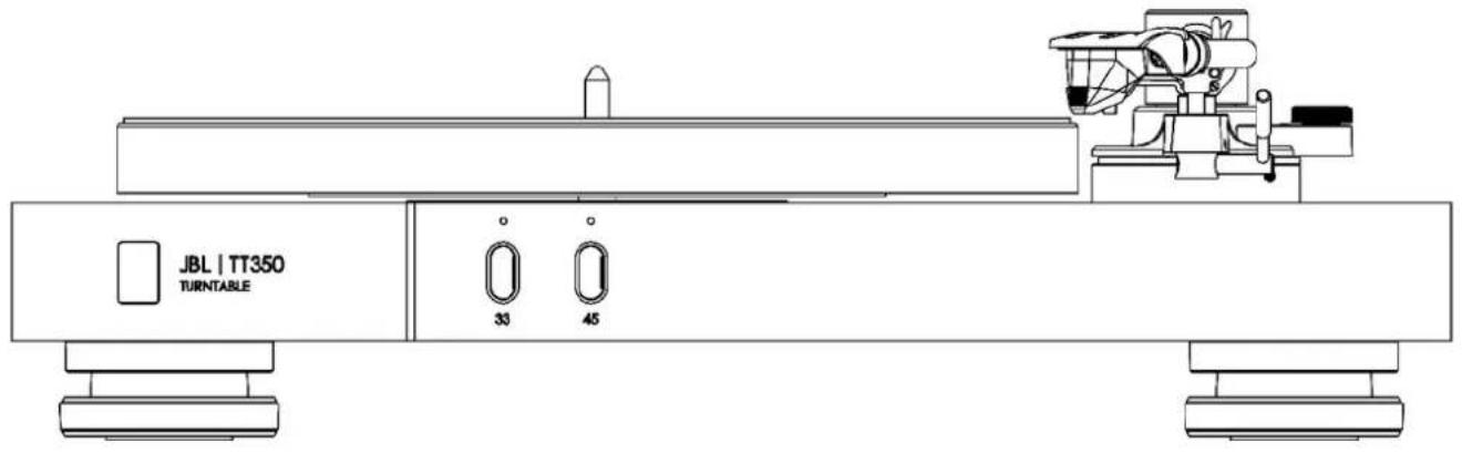 JBL | TT350 TURNTABLE 30 45