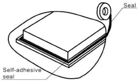 Seal Self-adhesive seal