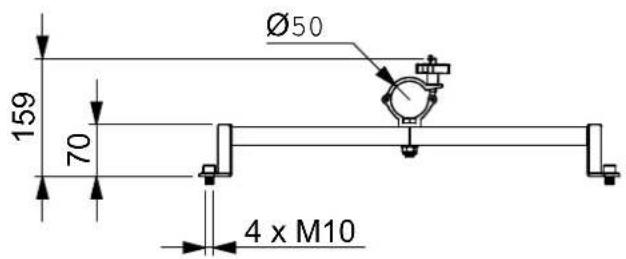 Ø50 159 70 4 x M10