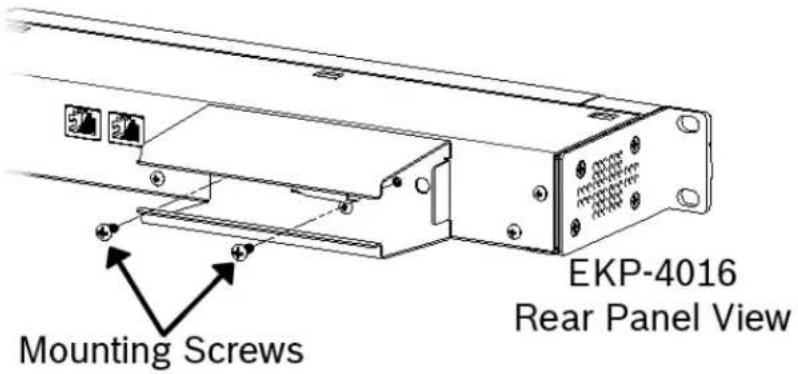 EKP-4016 Rear Panel View Mounting Screws