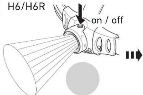 H6/H6R on / off