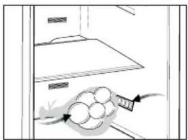 BEKO GQN21235XRN - Recommendations about the fresh food compartment - 1