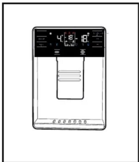 BEKO GQN21235XRN - Vattendispenser vid dörren(på vissa modeller) - 1