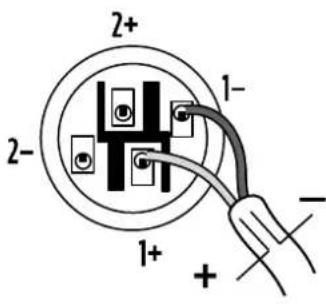 2+ 1- 2- 1+ +