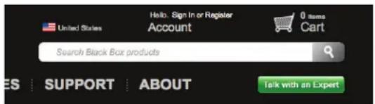 United States Hello: Sign In or Register Account 0 items Cart Search Black Box products ES | SUPPORT | ABOUT Talk with an Expert