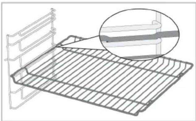 ALTUS ABO6850FB - On models with wire shelves : - 1