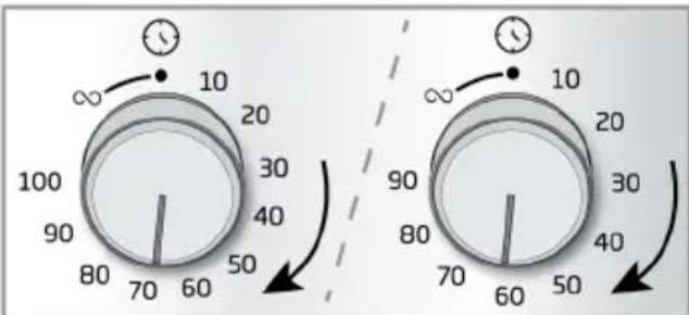 ALTUS ABO6850FB - Baking by setting the baking time; - 2