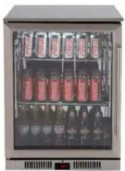 Front view of a modern stainless steel refrigerator with multiple side dishes (no visible text or labels)