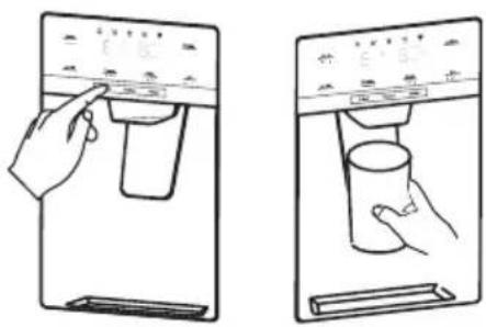 GORENJE NRS918EVB - Brug af dispenseren - 1
