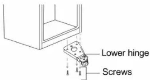 Lower hinge Screws