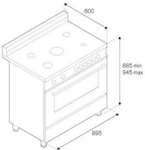 LA GERMANIA AMS96C71BX - Technical specifications - 1