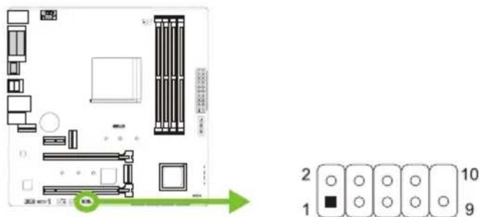 BIOSTAR B550MX/E PRO - COM1: разъем последовательного порта - 1