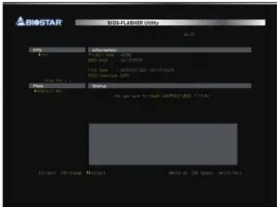 BIOS-FLASHER Utility A.S.C. Project: P13 Information: P13.000 - 100% B200.000 - 100%+P13 File Date: - BIOS2017-BDD (GND/DSN) B200.000-DSN Status: WEDEN 21.856 Status: This is part by BIOS-FLASHER Utility