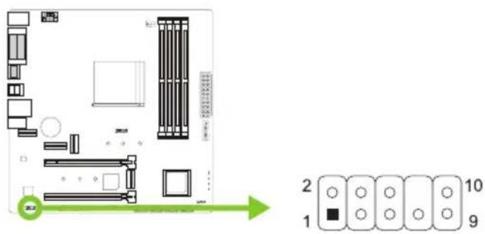BIOSTAR B550MX/E PRO - JSPDIFOUT1: S/PDIF輸出接頭 - 2