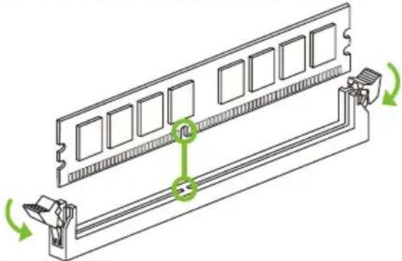 BIOSTAR B550MX/E PRO - Install System Memory - 2