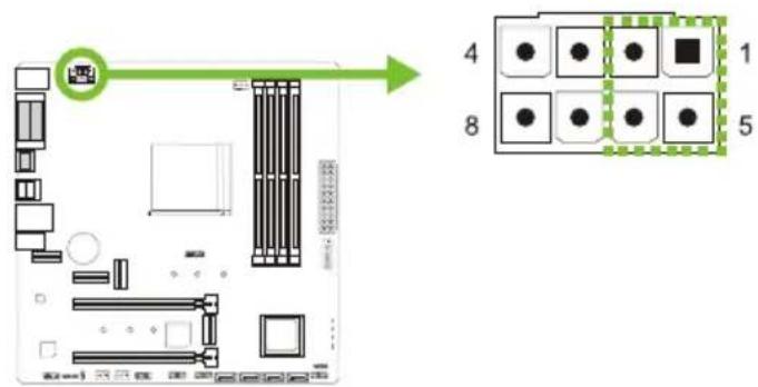 BIOSTAR B550MX/E PRO - ATX: ATX電源插槽 - 2