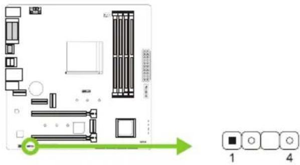 BIOSTAR B550MX/E PRO - JSPDIFOUT1: 디지털 오디오-출력 커넥터 - 1