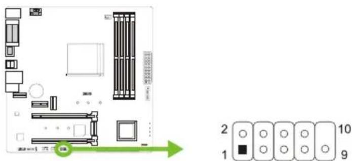 BIOSTAR B550MX/E PRO - COM1: 직렬포트 - 1