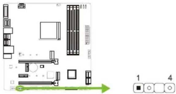 BIOSTAR B550MX/E PRO - JSPDIFOUT1: S/PDIF輸出接頭 - 1