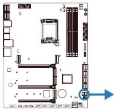 BIOSTAR Z690A Valkyrie - BIOS\_SW1: двойной переключатель BIOS - 1