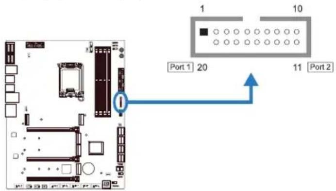 1 Port 1 20 11 Port 2