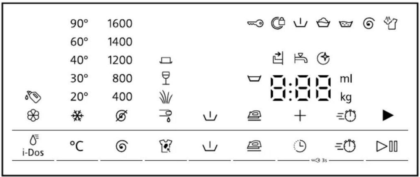 90° 1600 60° 1400 40° 1200 30° 800 20° 400 i-Dos °C ← 3s