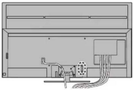 PANASONIC TX-43LXX979 - Cable arrangement - 7