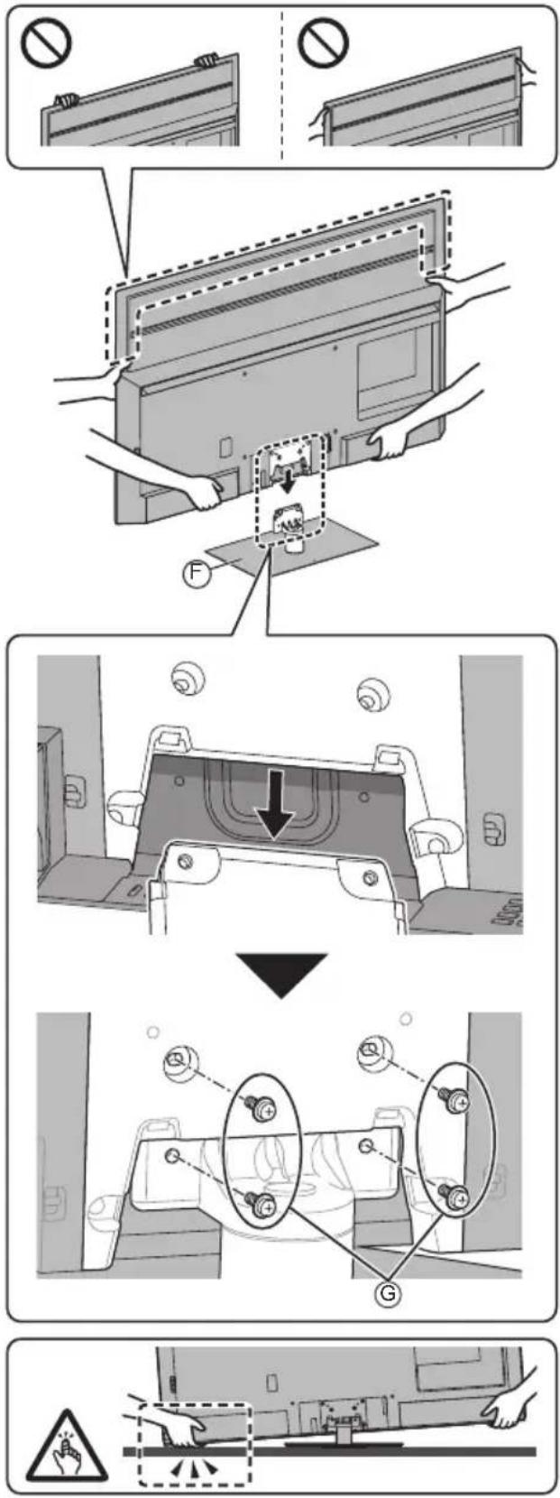 PANASONIC TX-43LXX979 - ■ Attaching the cover - 5
