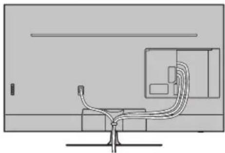 PANASONIC TX-43LXX979 - Van de tv verwijderen: - 1