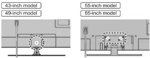 43-inch model 49-inch model 55-inch model 65-inch model