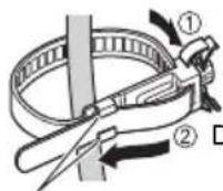 PANASONIC TX-43LXX979 - Bundel de kabels samen - 1