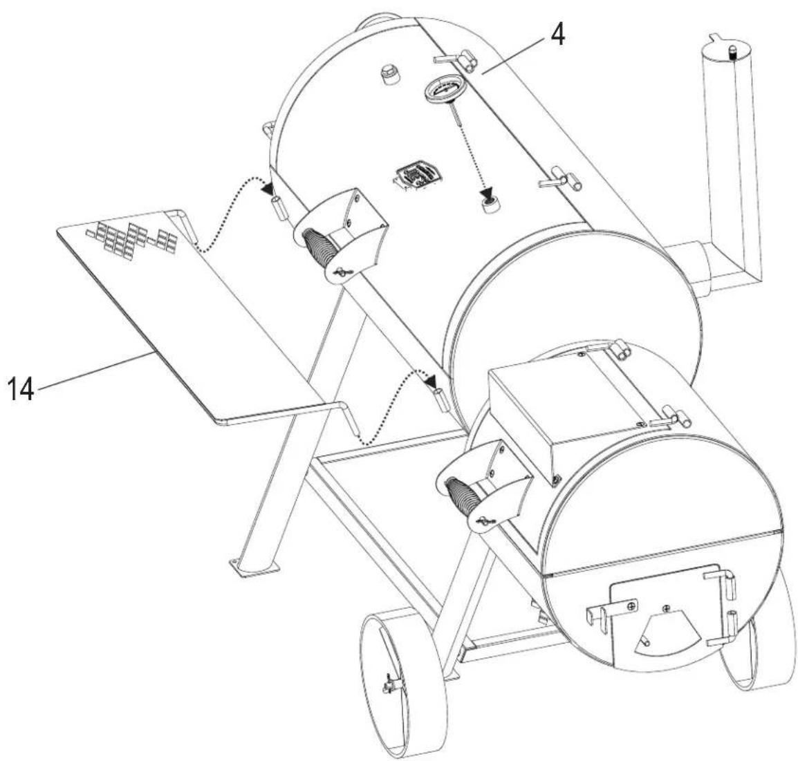 Oklahoma Joe 17202053 - PARTS LIST LISTA DE PIEZAS - 9