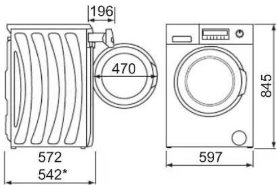 196 470 572 542* 845 597