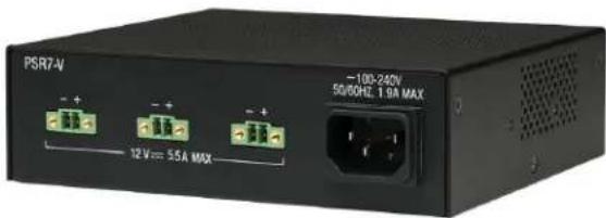 PSR74V -100-240V 50/60HZ, 1.9A MAX 12 V=5.5A MAX