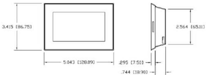 3.415 [86.75] 5.043 [128.09] .295 [7.50] .744 [18.90] 2.564 [65.11]