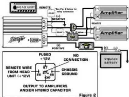 Stinger SPC5010 - MULTIPLE CAPACITOR WIRING DIAGRAM: - 1