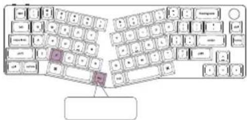 Keychron K11 Pro - Adjust The Backlight Brightness - 2