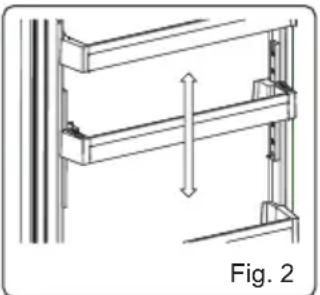 Cylinda KF2266XLFHE - Adjustable Door Shelf (In some models) - 2