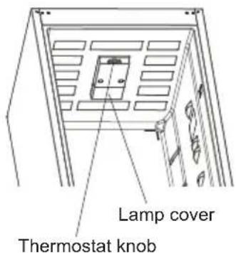 Lamp cover Thermostat knob