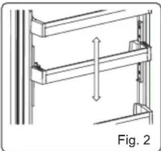 Cylinda KF3285XLFHE - Adjustable Door Shelf (In some models) - 2