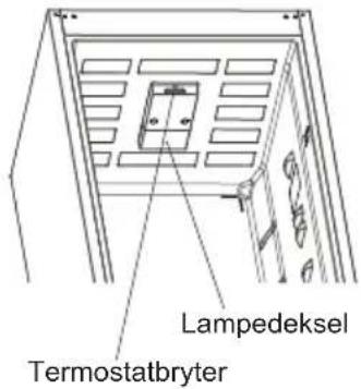 Lampedeksel Termostatbryter