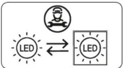graph LR A["LED"] <--> B["LED"]