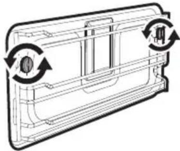 Witt WMC4560B - Removing rack/tray support frames - 1
