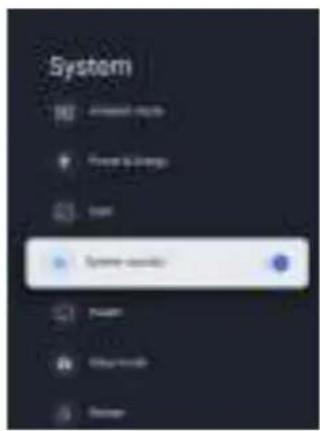 System Current status Power allocation System security Power Energy source Power