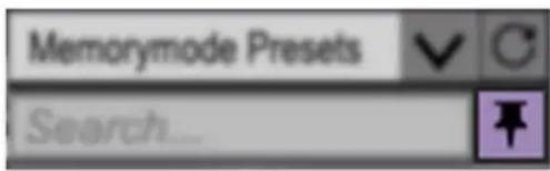 Memorymode Presets Search...